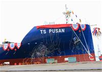 圖說：德翔海運公司1800TEU級全貨櫃輪「TS PUSAN」1