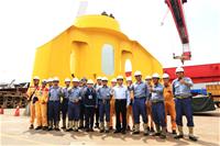 國內首座 水下基礎轉接段之噴砂塗裝防蝕工程
