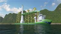 圖說：新一代離岸風電大型浮吊船”Green Jade”