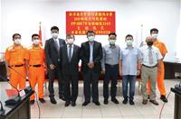 圖說：交船典禮合照
