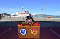 圖說：台船公司總經理魏正賜致詞