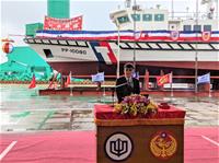 圖說：台船公司副總經理周志明致詞
