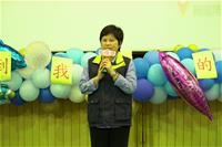 圖說：台船防蝕陳秋妏總經理致詞
