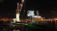 環海翡翠輪夜間吊掛測試