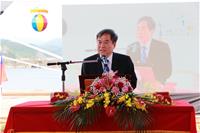 圖說：台船公司鄭文隆董事長致詞