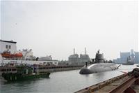 圖說-潛艦國造原型艦海鯤軍艦浮船作業4海鯤軍艦進台船小塢