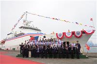 「嘉義級巡防艦第三艘雲林艦交船暨第四艘台北艦命名下水聯合典禮」貴賓合影