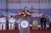 圖說：台船公司黃正弘董事長致詞