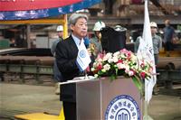 圖說：台船公司黃正弘董事長致詞