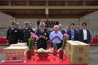 「海軍新建浮塢」安放龍骨典禮-祈福儀式