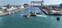 潛艦國造原型艦「海鯤軍艦」今(28)日浮移照片 01