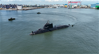 圖說＿海鯤軍艦6月14日港灣測試