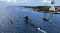 圖說_「海鯤軍艦」7月3日第三次浮航海試1